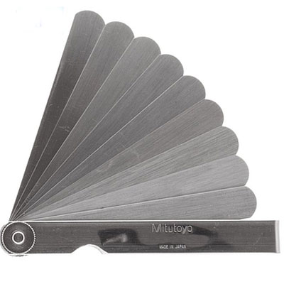 Bộ dưỡng đo bề dày Mitutoyo 184-306S (0.05-0.8mm/10 lá/100mm)
