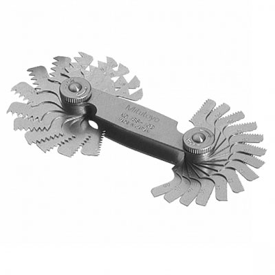 Bộ dưỡng đo ren Mitutoyo 188-102 (4-60 TPI/ 28 lá)