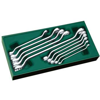 Bộ khay cờ lê hai đầu vòng 10 chi tiết Sata 09905 13 bo khay co le hai dau vong 10 chi tiet sata 09905