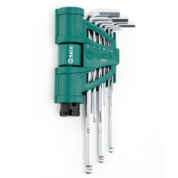 Bộ lục giác bi loại dài 9 chi tiết Sata 09124 8 Bộ lục giác bi loại dài 9 chi tiết Sata 09124 - Ảnh 8