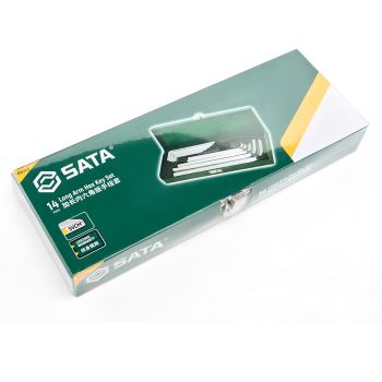 Bộ lục giác dài 14 chi tiết đầu bằng SATA 09143 1.5-17mm 5 Bộ lục giác dài 14 chi tiết đầu bằng SATA 09143 1.5-17mm - Ảnh 5