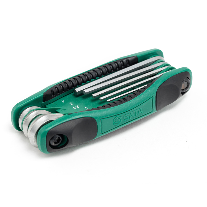 Bộ lục giác gập 8 chi tiết Sata 09121