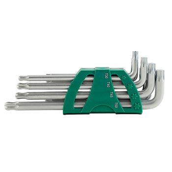 Bộ lục giác sao đầu bi 9 chi tiết SATA 09715 5 Bộ lục giác sao đầu bi 9 chi tiết SATA 09715 - Ảnh 5