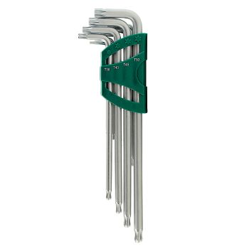 Bộ lục giác sao đầu bi 9 chi tiết Sata 09716 5 Bộ lục giác sao đầu bi 9 chi tiết Sata 09716 - Ảnh 5