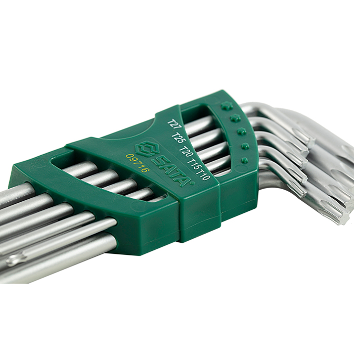 Bộ lục giác sao đầu bi 9 chi tiết Sata 09716 3 Bộ lục giác sao đầu bi 9 chi tiết Sata 09716 - Ảnh 3