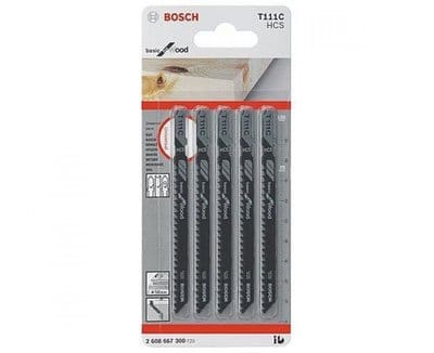 Bộ Lưỡi Cưa Gỗ 5 Cây Bosch T111C (2608630033)