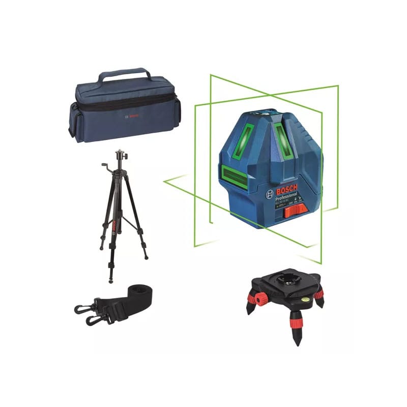 Bộ máy cân mực 5 tia xanh Bosch GLL 50-15 XG (06010657K1)