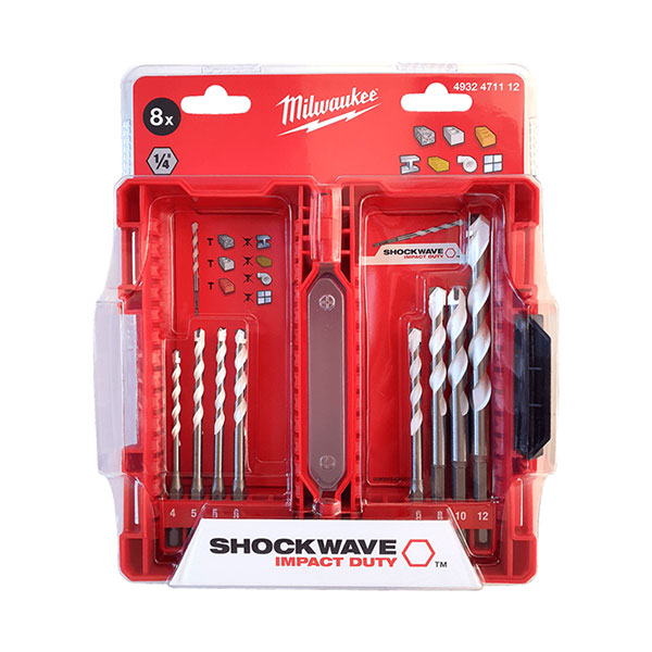 Bộ mũi khoan 8 chi tiết đa năng Milwaukee 4932471112