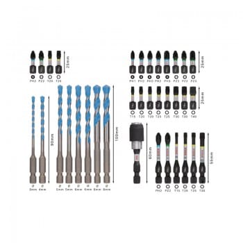 Bộ mũi khoan Hex-9 và mũi vít Pick and Click 35 món (updating) Bosch 2608521U82 7 Bộ mũi khoan Hex-9 và mũi vít Pick and Click 35 món (updating) Bosch 2608521U82 - Ảnh 7