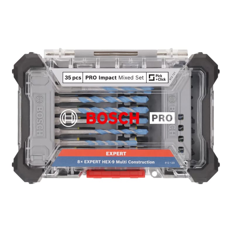 Bộ mũi khoan Hex-9 và mũi vít Pick and Click 35 món (updating) Bosch 2608521U82 4 Bộ mũi khoan Hex-9 và mũi vít Pick and Click 35 món (updating) Bosch 2608521U82 - Ảnh 4