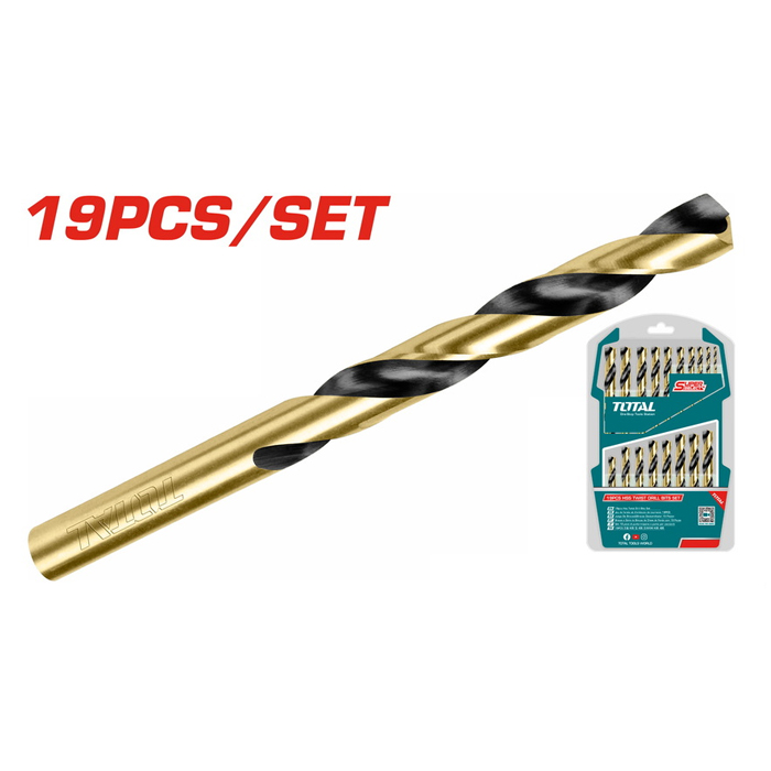 Bộ mũi khoan kim loại HSS 19 chi tiết Total TAKSDB9195 1-10mm 2 bo mui khoan kim loai hss 19 chi tiet total taksdb9195 1 10mm 1719996234