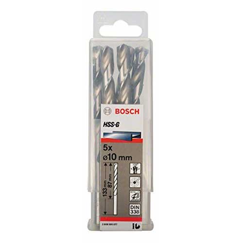 Bộ mũi khoan sắt HSS-G Bosch 2608595077 (Bộ 5 mũi) 13 bo mui khoan sat hss g bosch 2608595077 1563596683