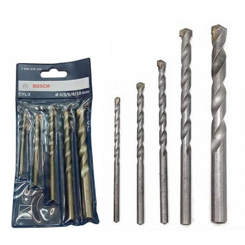 Bộ Mũi khoan tường Bosch Concrete 4/5/6/8/10 2608578155