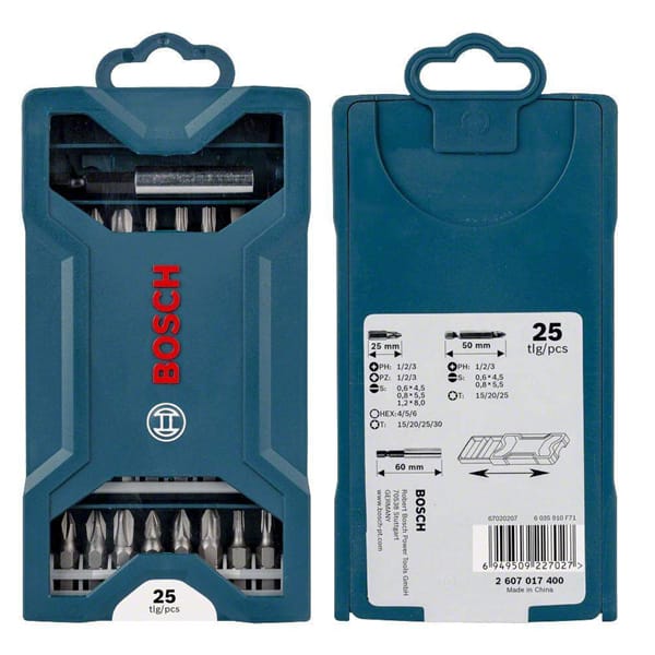 Bộ mũi vặn vít 25 món Bosch 2607017400 4 Bộ mũi vặn vít 25 món Bosch 2607017400 - Ảnh 4