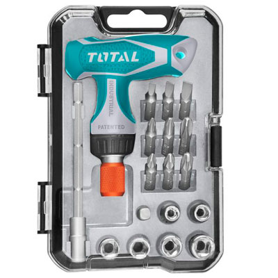 Bộ mũi vít 18 chi tiết Total TACSD30186