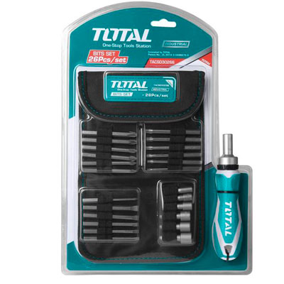 Bộ mũi vít 26 chi tiết Total TACSD30266