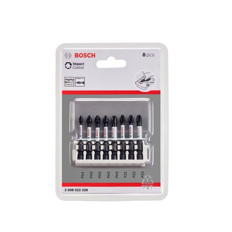Bộ mũi vít đa năng 8 món dài 50mm Bosch 2608522328
