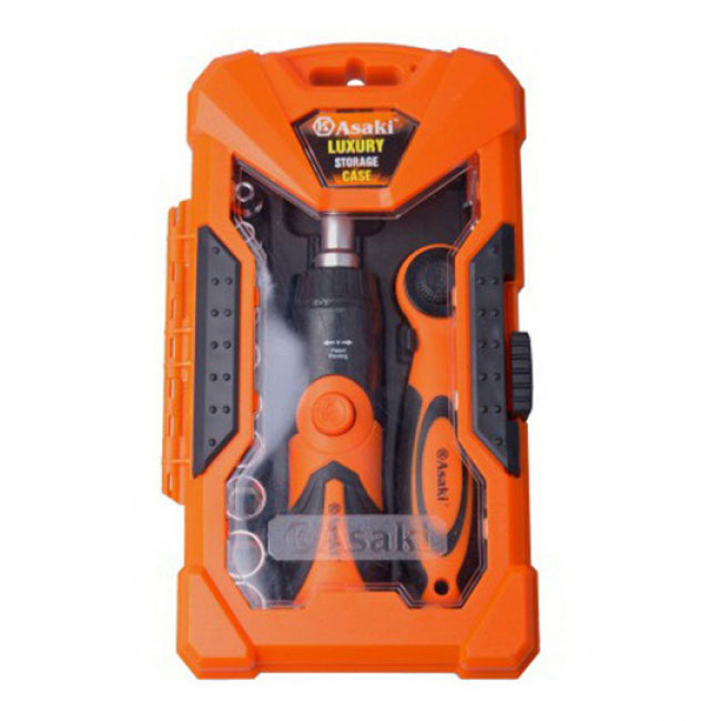 Bộ mũi vít và đầu tuýp 26 chi tiết Asaki AK-6359