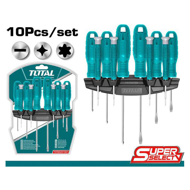 Bộ tuốc nơ vít đa năng 10 chi tiết Total THTDC251001 3 bo tuoc no vit da nang 10 chi tiet total thtdc251001 1717556889