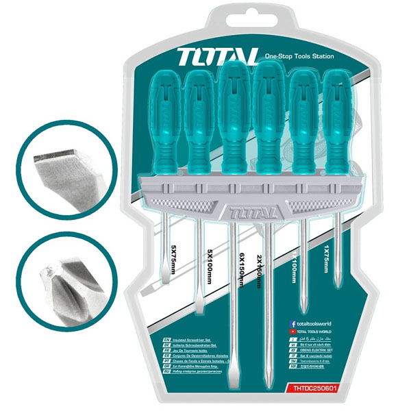 Bộ tuốc nơ vít dẹp và bake 6 chi tiết Total THTDC250601 3 bo tuoc no vit dep va bake 6 chi tiet total thtdc250601 1717554320