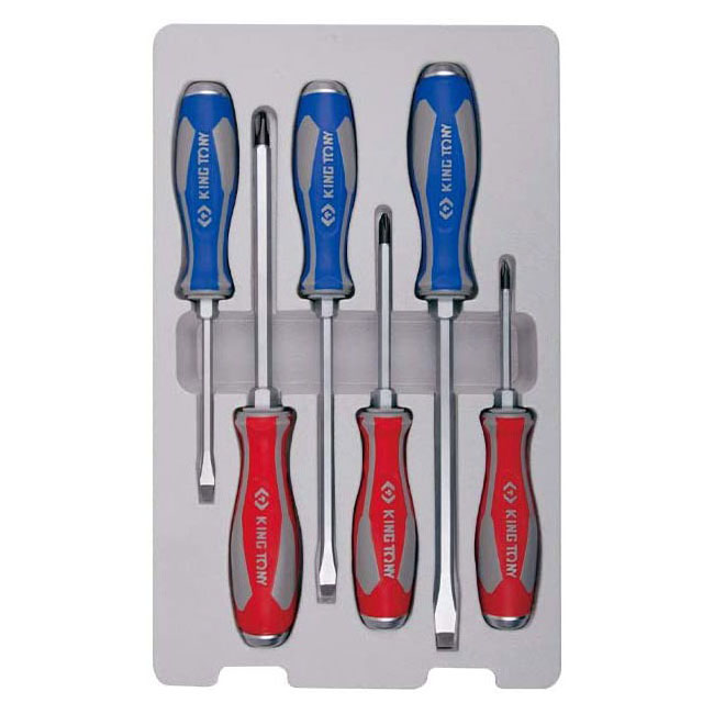 Bộ tuốc nơ vít đóng 6 món Kingtony 30206MR