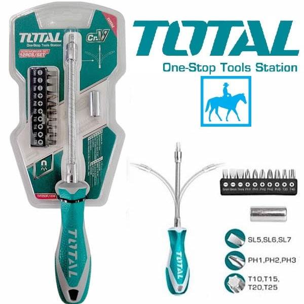 Bộ tuốc nơ vít thay đổi trục linh hoạt 12 chi tiết Total THT250FL1206 3 bo tuoc no vit thay doi truc linh hoat 12 chi tiet total tht250fl1206 1717551362