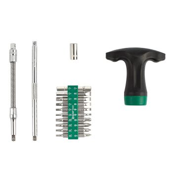 Bộ tuốt nơ vít cần tự động 24 chi tiết Sata 09341 8 Bộ tuốt nơ vít cần tự động 24 chi tiết Sata 09341 - Ảnh 8