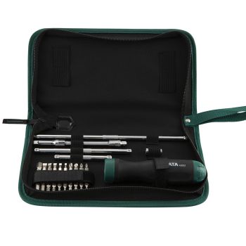 Bộ tuốt nơ vít cần tự động 26 chi tiết Sata 09343 4 Bộ tuốt nơ vít cần tự động 26 chi tiết Sata 09343 - Ảnh 4