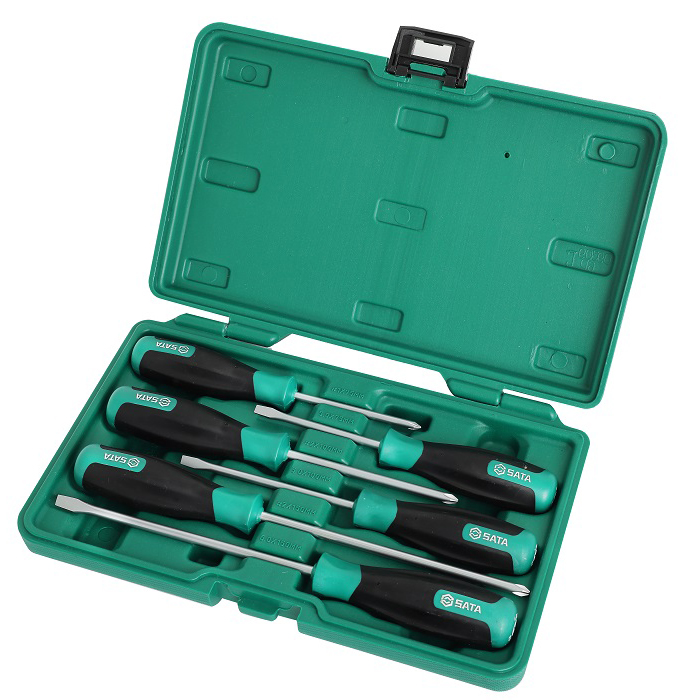 Bộ tuốc nơ vít dẹp & bake loại T 6 chi tiết Sata 09309 3 bo tuot no vit dep bake loai t sata 09309 1720774233