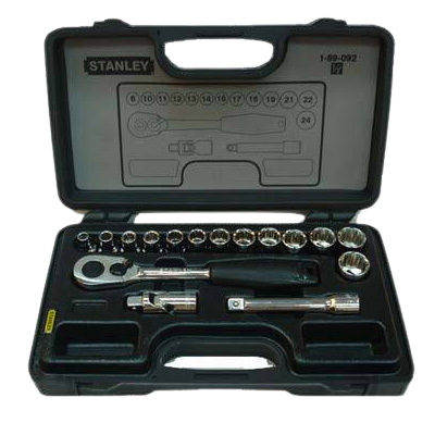Bộ tuýp 1/2" 16 chi tiết Stanley 89-092-1