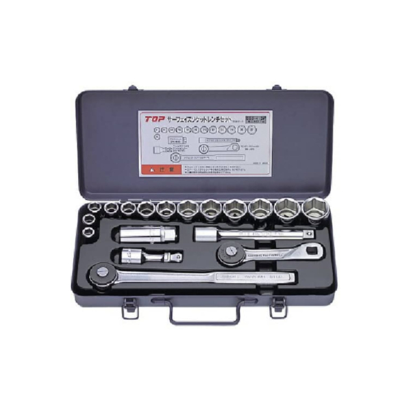 Bộ tuýp 1/2" 16 món TOP Japan SSS-413F