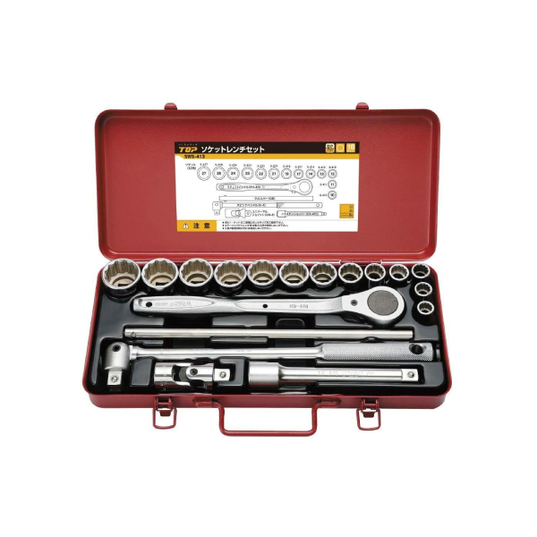Bộ tuýp 1/2" 19 món TOP Japan SWS-413