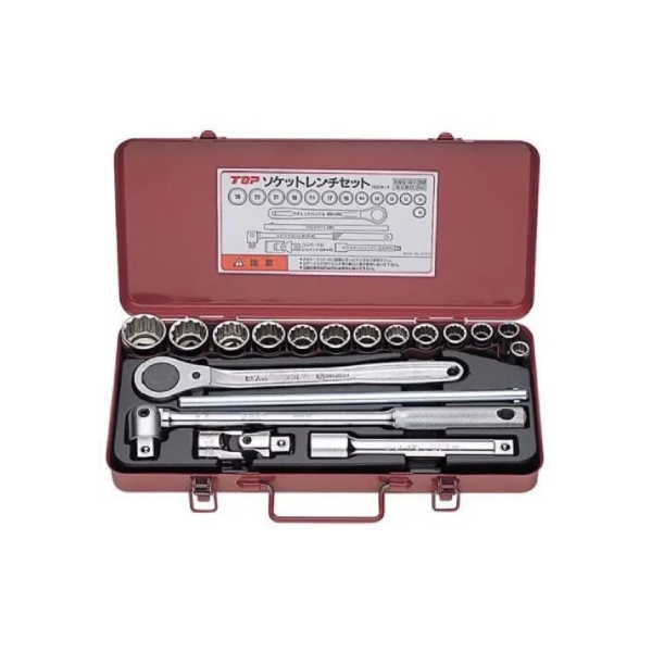 Bộ tuýp 1/2" 19 món TOP Japan SWS-413M