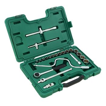 Bộ tuýp 1/2" 22 chi tiết hệ inch Sata 09088 5 Bộ tuýp 1/2" 22 chi tiết hệ inch Sata 09088 - Ảnh 5