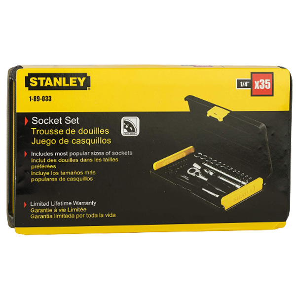 Bộ tuýp 1/4" 35 chi tiết Stanley 89-033-1 3 Bộ tuýp 1/4" 35 chi tiết Stanley 89-033-1 - Ảnh 3
