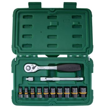 Bộ tuýp 13 chi tiết 1/4 và 3/8 inch SATA 09137 8 Bộ tuýp 13 chi tiết 1/4 và 3/8 inch SATA 09137 - Ảnh 8