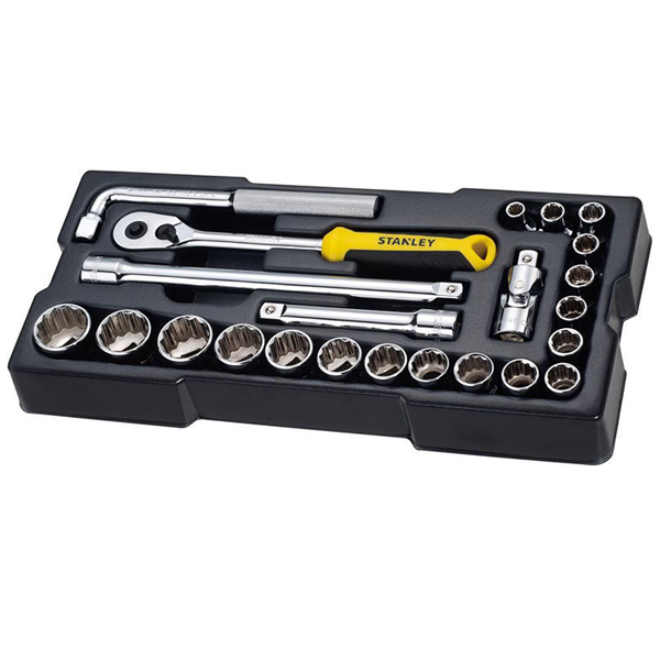 Bộ tuýp 23 chi tiết 1/2" Stanley STMT74726-8C