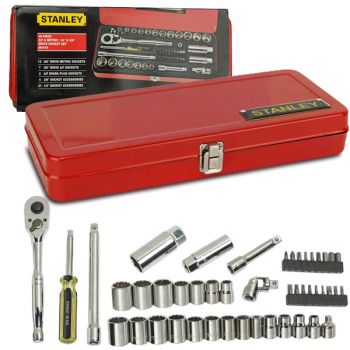 Bộ tuýp 3/8" 46 chi tiết Stanley 89-516 5 Bộ tuýp 3/8" 46 chi tiết Stanley 89-516 - Ảnh 5