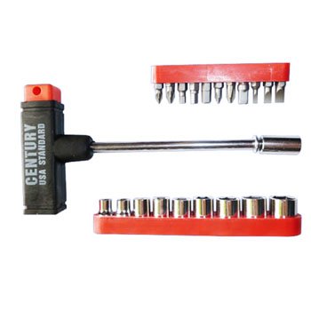 Bộ tuýp cần chữ T 21 món - CENTURY 3 bo tuyp can chu t 21 mon century