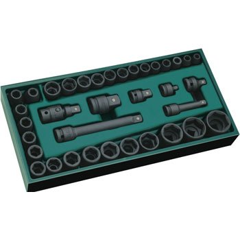 Bộ tuýp đen 36 chi tiết Sata 09914 (3/8" & 1/2") 2 bo tuyp den 36 chi tiet sata 09914 3 8 1 2