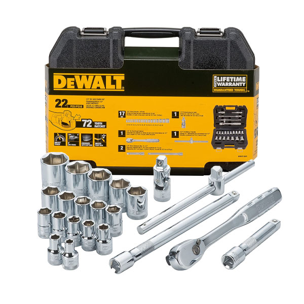 Bộ tuýp vặn tay 1/2" 22PC Dewalt DWMT19241-1 4 Bộ tuýp vặn tay 1/2" 22PC Dewalt DWMT19241-1 - Ảnh 4