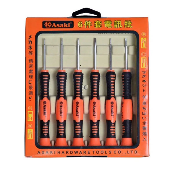 Bộ vít viễn thông 6 chi tiết Asaki AK-9074 2 bo vit vien thong 6 chi tiet asaki ak 9074 1718771087