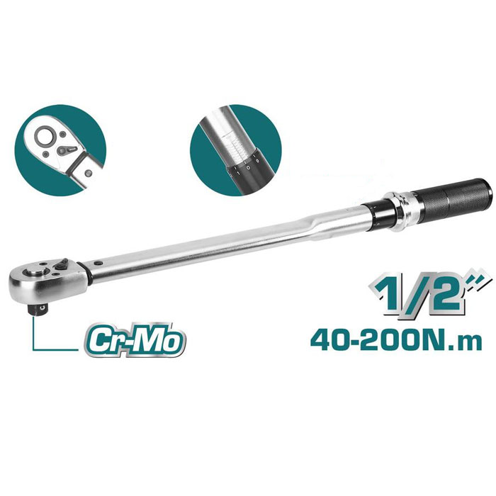 Cần siết lực 1/2" Total THPTW200N2 40-200Nm 3 can siet luc 1 2 total thptw200n2 40 200nm 1717639085