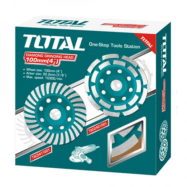 Chén mài đá bê tông Total TAC2411001 100mm 3 chen mai da be tong total tac2411001 100mm 1731473529