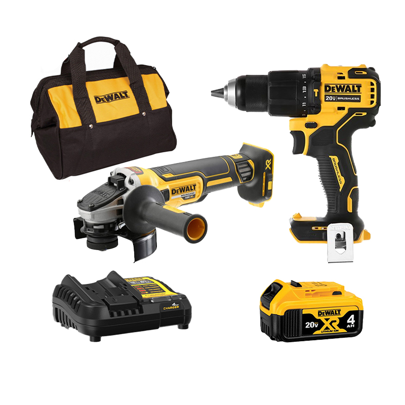 Combo Dewalt – Máy Khoan Pin DCD709N + Máy Mài Pin DCG405N + Pin 20V/ 4.0Ah – Tặng Sạc Nhanh + Túi đựng 2 combo dewalt may khoan pin dcd709n may mai pin dcg405n pin 20v 40ah tang sac nhanh tui dung 1756108613