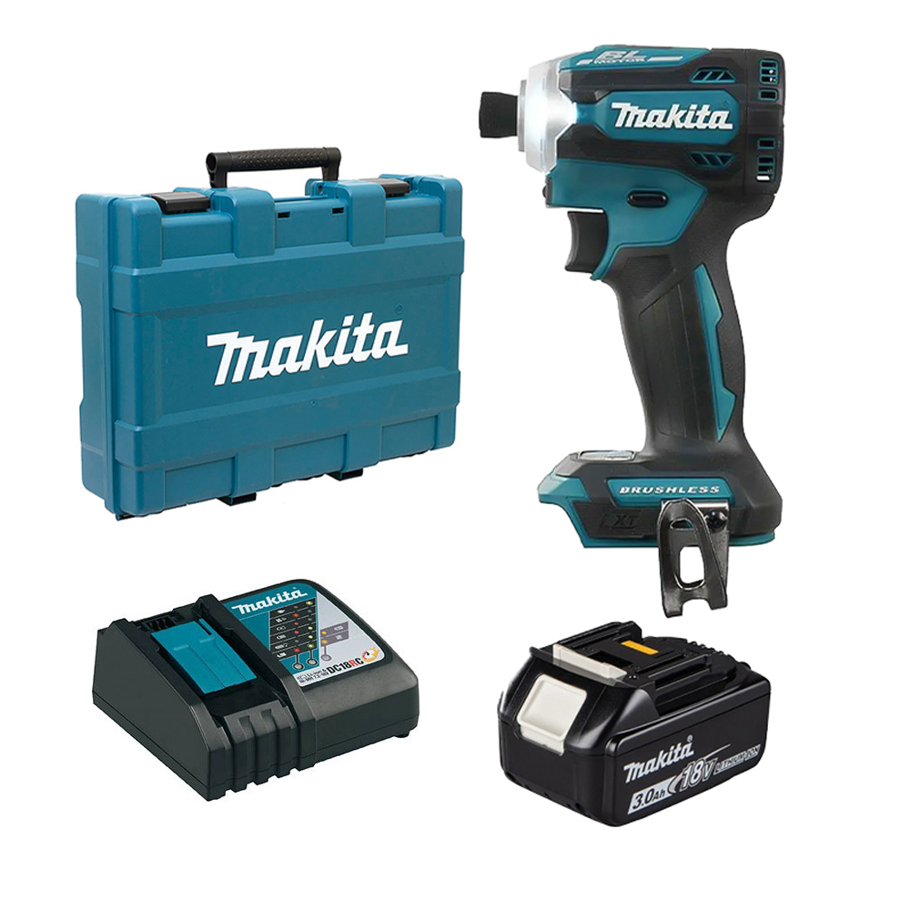 Combo Makita - Máy vặn vít DTD171 - 1 Pin 18V 3.0Ah - 1 Sạc & Valy nhựa 2 combo makita may van vit dtd171 1 pin 18v 30ah 1 sac valy nhua 1757388893