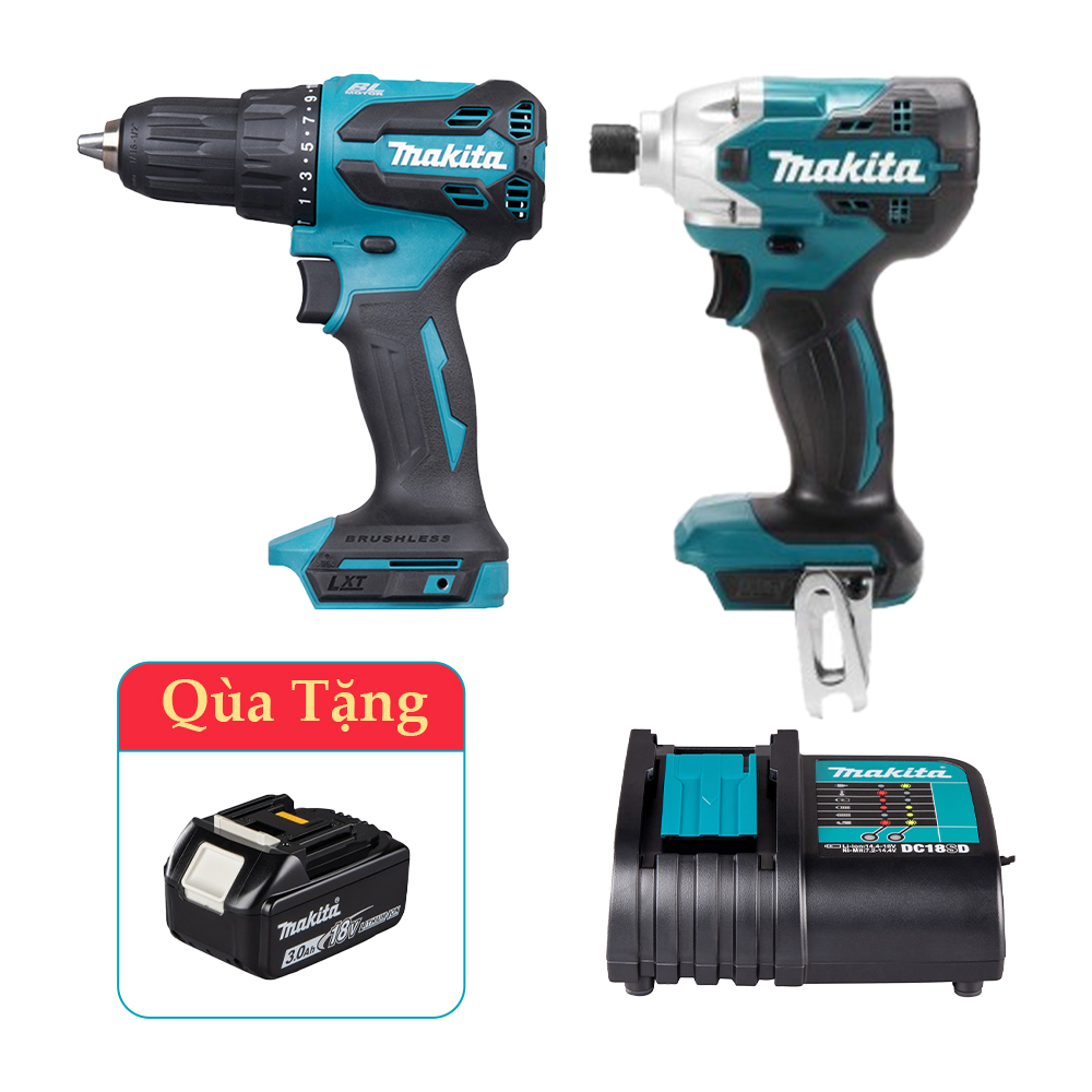 combo makita new 3 may khoan dhp490 may van vit dtd156 sac tieu chuan tang 1 pin 30ah 1755829851