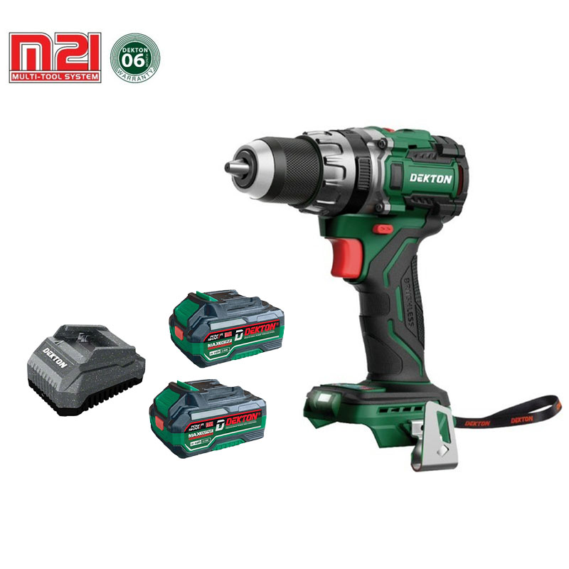 Combo máy khoan động lực dùng pin 21V Dekton M21-KB1385PRO (2 Pin 4.0Ah, 1 Sạc)