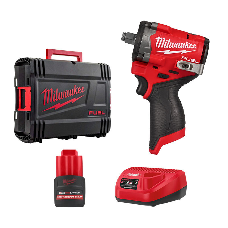 COMBO Milwakee - Máy siết bu lông M12 FIW2F12-0X0 Tặng 1 Pin 2.5Ah M12 HB2.5 + Sạc C12C 2 combo milwakee may siet bu long m12 fiw2f12 0x0 tang 1 pin 50ah m12 hb5 sac c12c 1743128018