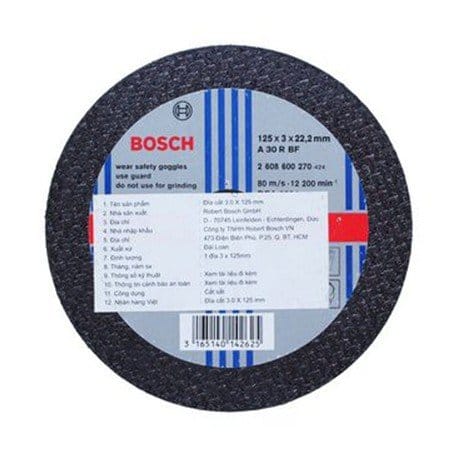 Đá Cắt 125mm Bosch 2608600270 2 da cat 125mm bosch 2608600270